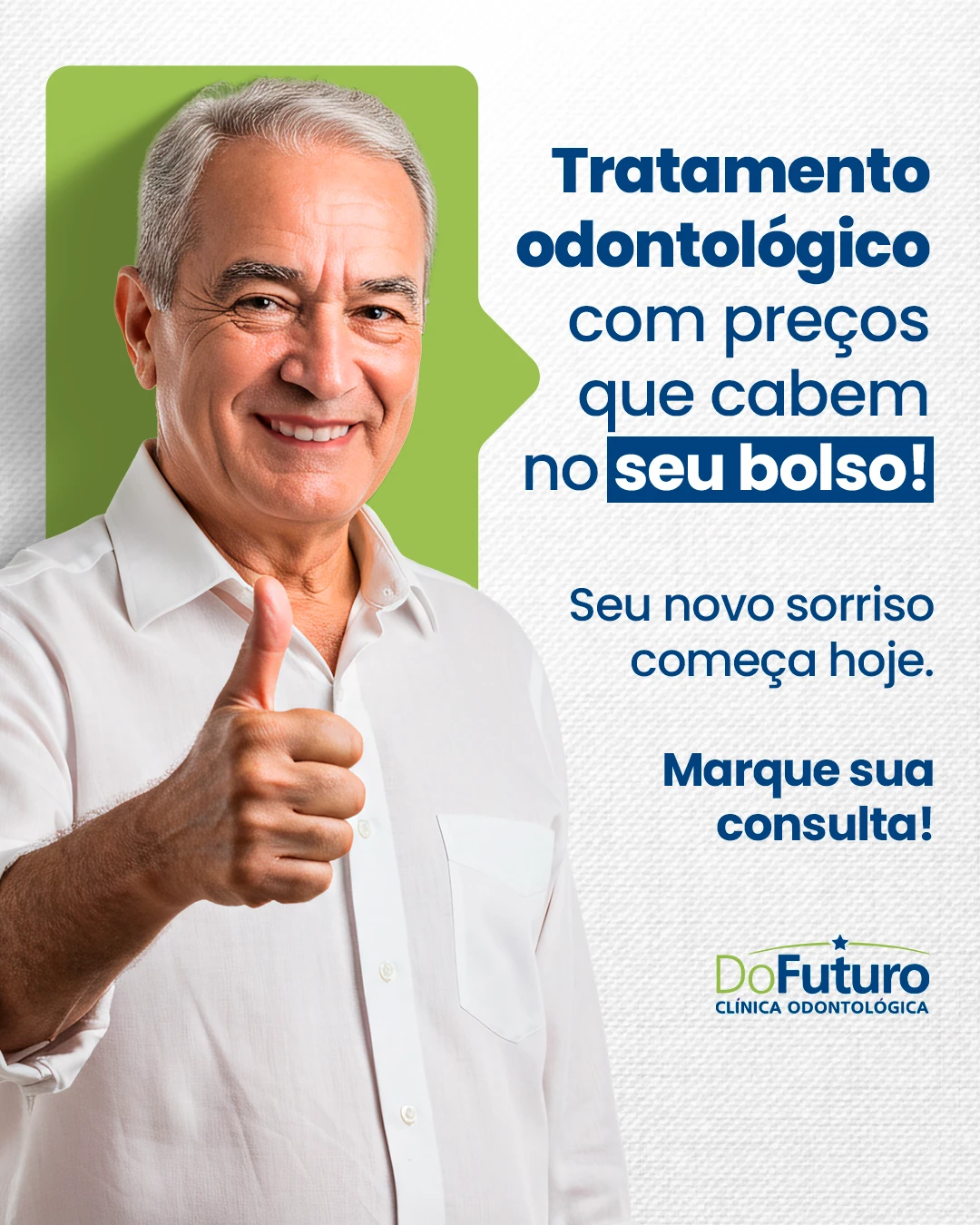 Realizar o sonho do sorriso perfeito nunca foi tão fácil. | Clínica do Futuro